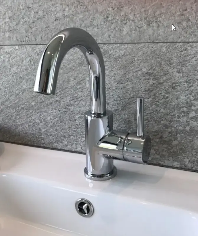 Blusani Smart hoge wastafelkraan chroom 1208846322