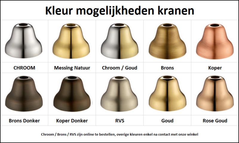 PB klassieke 5-gats badrandkraan met witte hendel Brons 1208854792