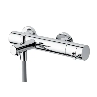 Waterevolution Flow badthermostaat met handdoucheset RVS 1208890162 T130TIE