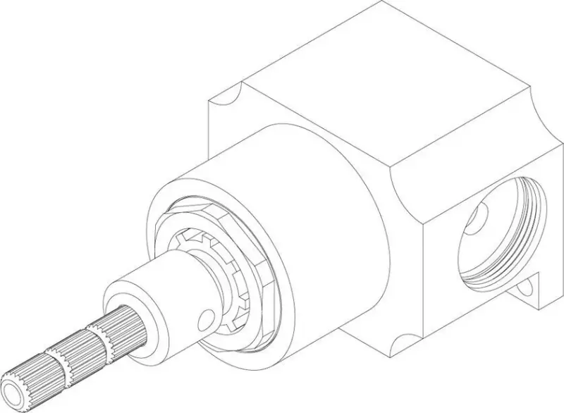 Waterevolution Cruz inbouw 3-weg omsteller mat zwart 1208916842