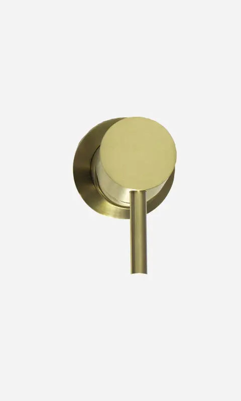 OUTLET Rubio Inox inbouw mengkraan volledig RVS in PVD Geborsteld goud 1208920736 Laatste Product