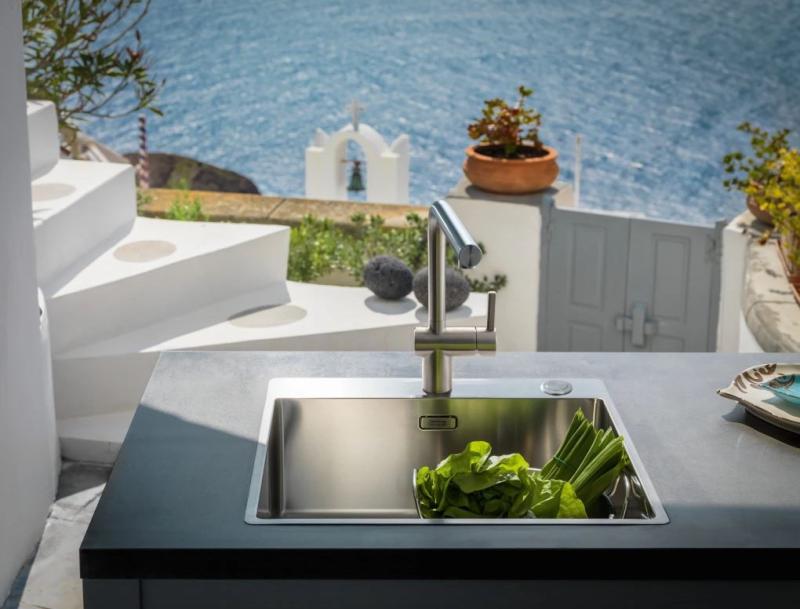 Franke massief rvs Keukenkraan Atlas Neo draaibare uitloop 115.0521.435