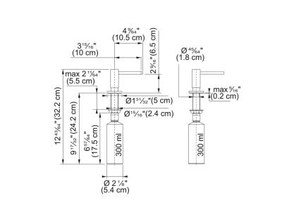 Franke Active Inbouw Zeepdispenser Chroom 119.0547.902