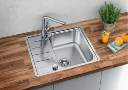 Blanco Lemis enkele spoelbak met draaiknopbediening 45 S-IF Mini - 525114