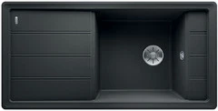 Blanco Faron enkele spoelbak met spoeltafel in antraciet XL 6 S - 524803