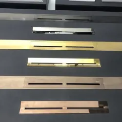 TECE drainprofile douchegoot profielset 100cm Gun Metal 1208947036