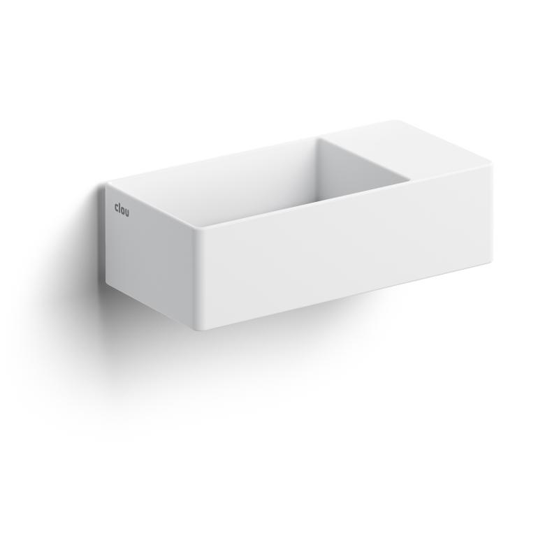 Clou New Flush 3 met afvoerpl aluite met voorb kraang. rechts CL/03.13430.02