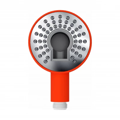 Clou Kaldur handdouche oranje soft-touch met 1/2" aansluiting