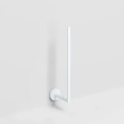 Clou Flat reserverolhouder voor 3 stuks mat wit