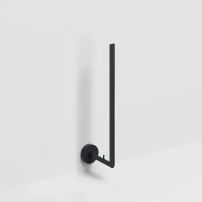 Clou Flat reserverolhouder voor 3 stuks mat zwart