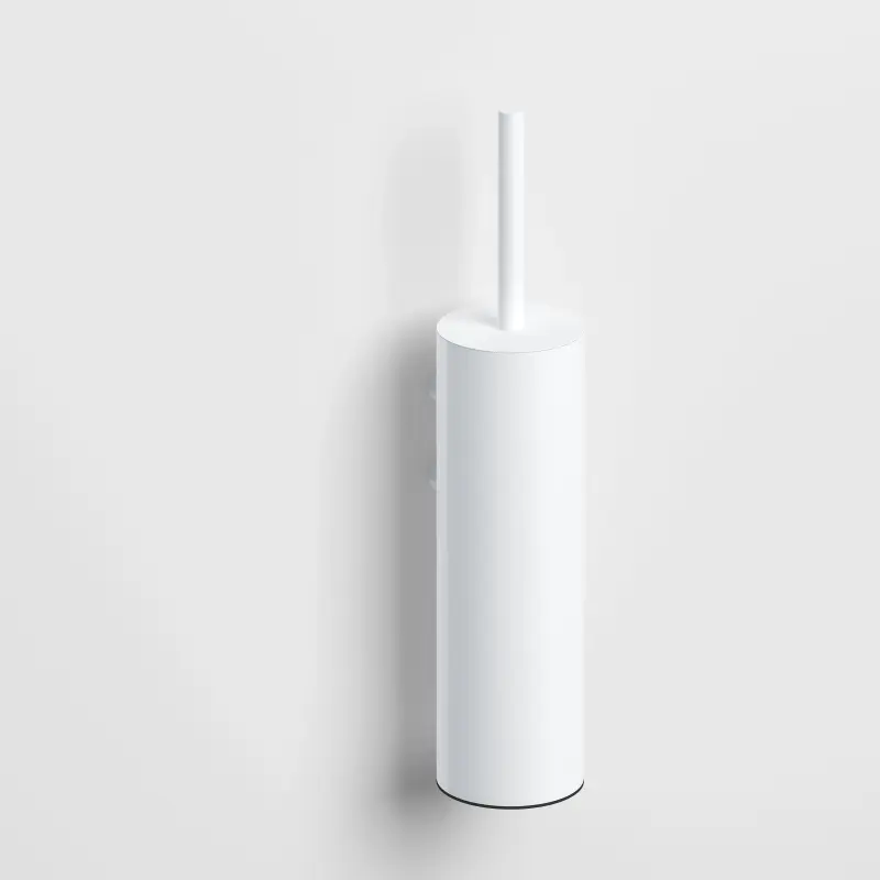 Clou Sjokker toiletborstelgarnituur wandmodel mat wit