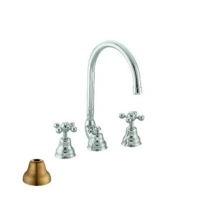 Cisal Arcana Ceramic Wastafelmengkraan 3-gats Brons AC00106027