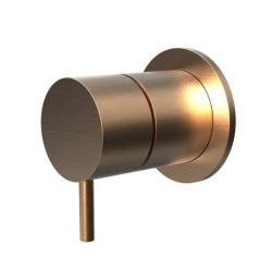 Waterevolution Flow Inbouw Mengkraan PVD Geborsteld Koper 1208953242