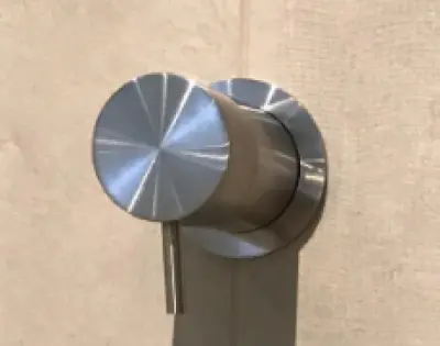 Waterevolution Flow inbouw 2-weg omsteller pvd geborsteld koper met ronde rozet T1482RCPE