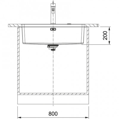 Franke Mythos MYX 110.70 rvs spoelbak 70x40cm onderbouw 122.0638.271