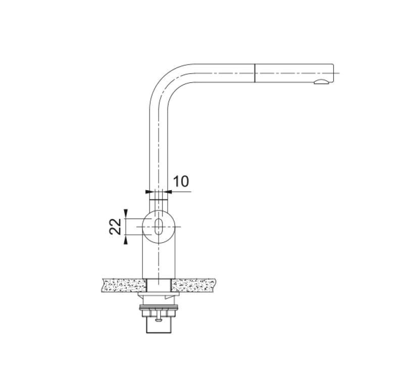 Franke geborstelde zwarte sensor Keukenkraan Atlas Neo met uittrekbare uitloop 115.0625.527