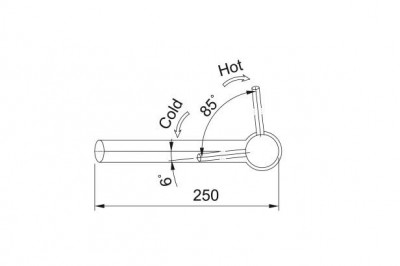 Franke Orbit massief rvs lage Keukenkraan met draaibare uitloop inox 115.0569.290