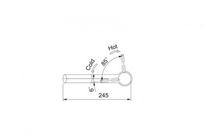 Franke Orbit massief rvs lage Keukenkraan met uittrekbare uitloop inox 115.0569.461