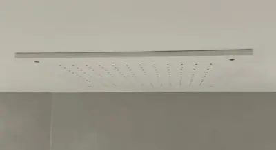 SB Rubinetterie mat wit corian solid surface inbouw vierkante regendouche plafonddouchekop 50cm 1208954084