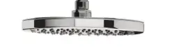 Waterevolution Flow hoofddouche 250mm mat zwart T164325PR