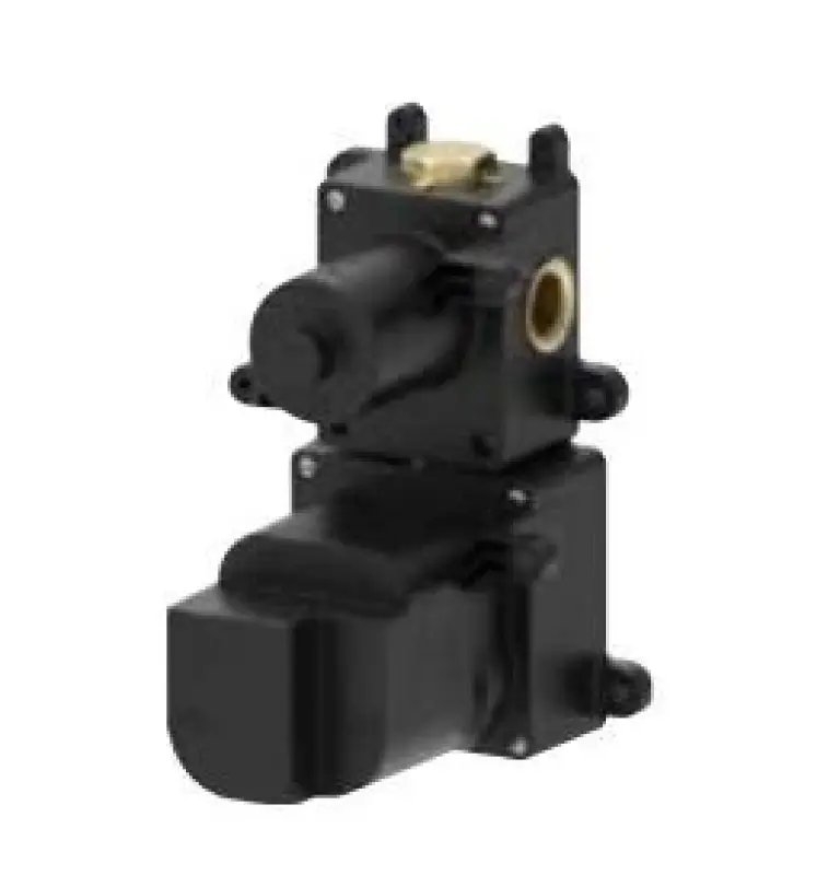 SB AESTHETICS Round Inbouw thermostaatkraan met 1 uitgang / stopkraan chroom 1208954897