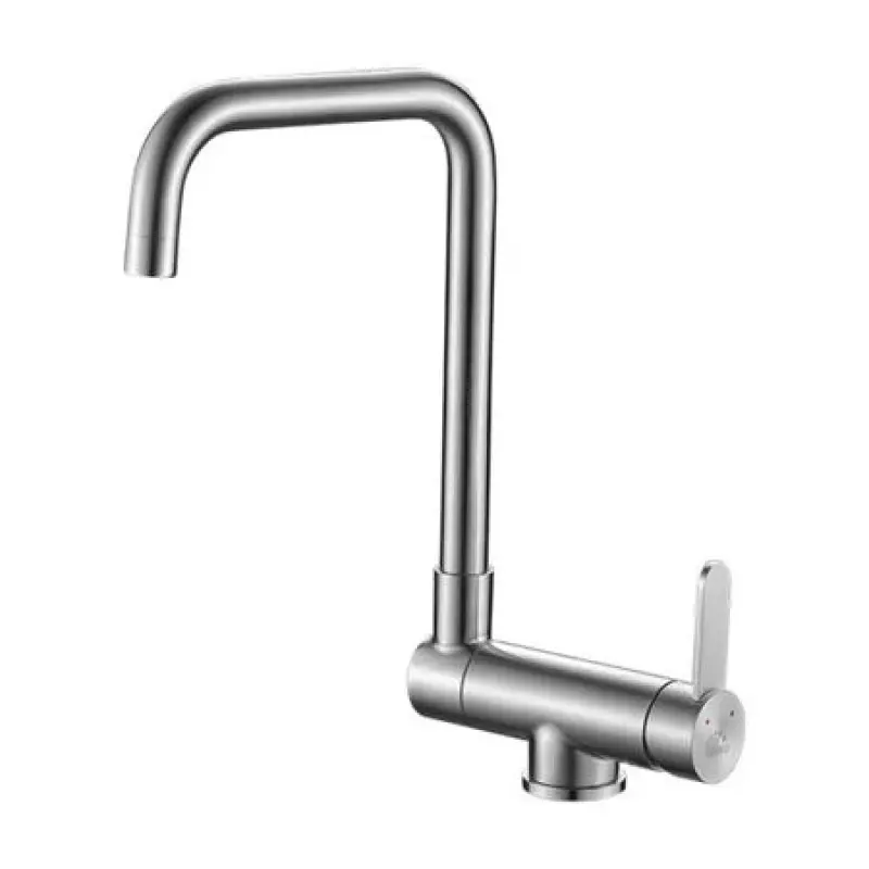 Aquadesign Caen keukenmengkraan RVS neerklapbaar