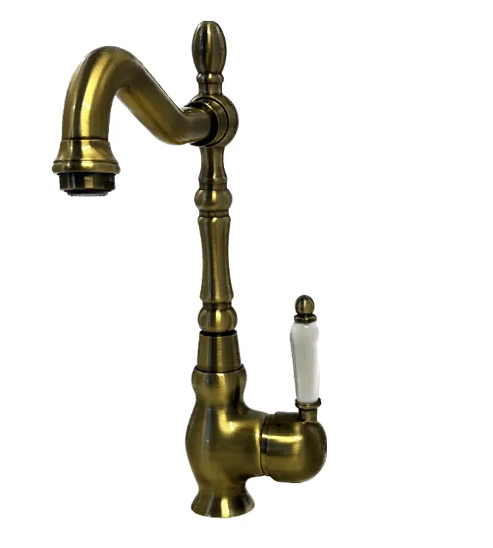 Aquadesign Marseille klassieke keukenmengkraan brons