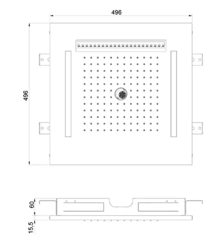 SB Wire-Twist Regendouche inbouw met chromotherapy verlichting mat wit 1208955379