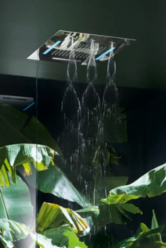 SB Spin Temptation Chromotherapy Regendouche inbouw  PVD goud 1208955419