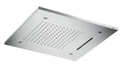 SB Chromotherapy inbouw Regendouche met 3 straalsoorten 50x50 cm volledig RVS 1208955444