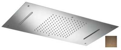 SB Chromotherapy inbouw regendouche met dubbele waterval PVD Koper 1208955459