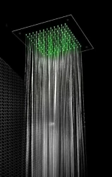 SB Square Chromotherapy Regendouche inbouw  volledig RVS 1208955462