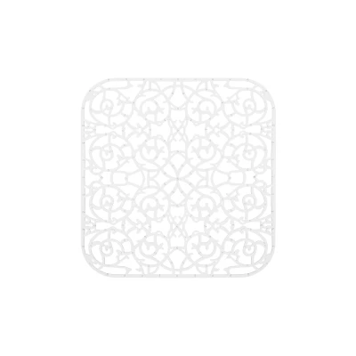 Aquadesign spoelbak bescherming mat vierkant transparant 275x265mm