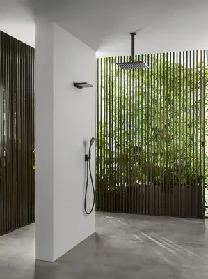 SB Rubinetterie Regendouche Eco Air waterbesparende vierkant regendouche Chroom 30x30cm 1208955532
