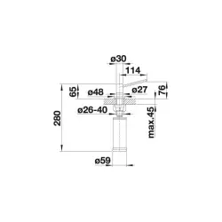 Blanco Torre zeepdispenser RVS 521541
