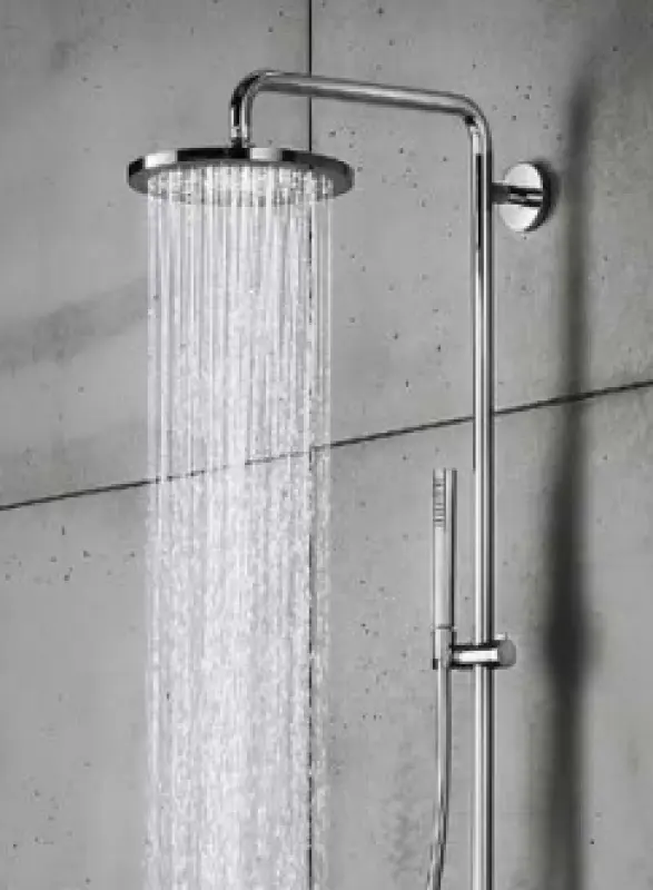 SB Round Regendouche hoofddouche kunststof  20 cm Mat Wit 1208955601