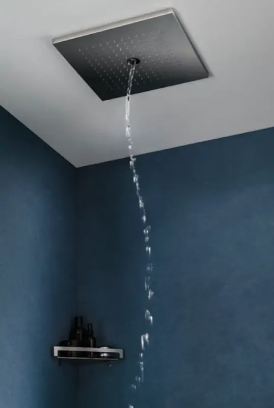 SB Regendouche met twist straal 38cm vierkant PVD Koper 1208955630