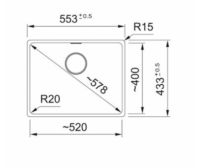 Franke Maris MRG 210 / 110-52 black edition spoelbak 