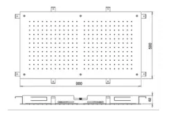 SB Temptation Regendouche inbouw rechthoek 900x500mm Mat Zwart 1208955711