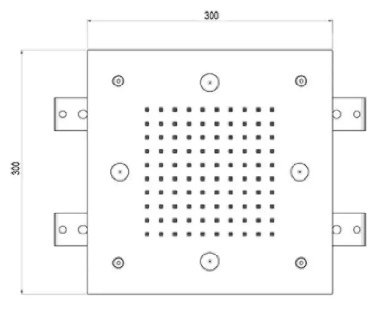 SB Mist Temptation Regendouche inbouw vierkant 2-straals 30x30cm volledig RVS 1208955716