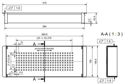 Franke MYX inzetbakje RVS 112.0659.398