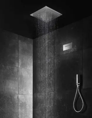 SB Temptation Regendouche inbouw vierkant 50x50cm PVD Koper 1208955778