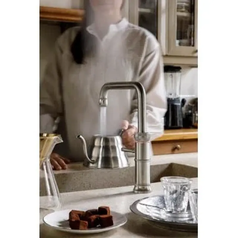 Quooker Classic Fusion Square RVS COMBI Warm, koud, kokend water 22CFSRVS