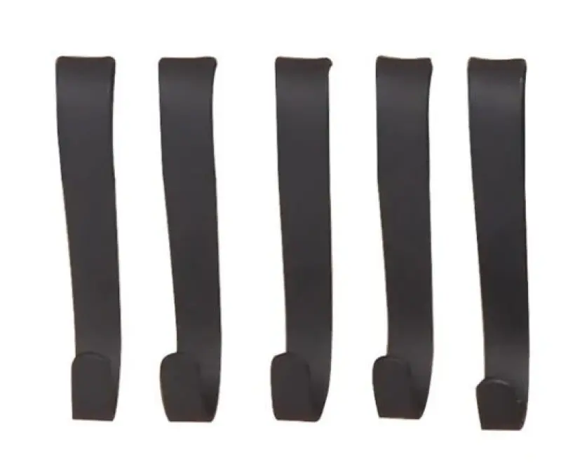 Epka Black uitbreidingsset 5 zwarte haken voor keukenrails aan wand 1208956712