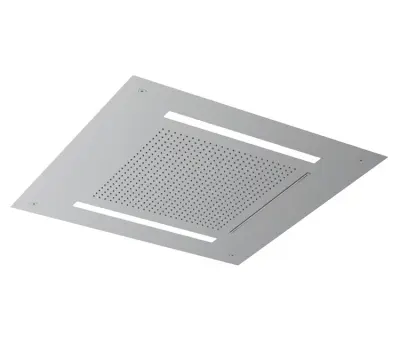 SB Square 316 Inbouw Regendouche Velvet Temptation met LED chromotherapy en waterval geborsteld PVD gun metal 1208956746