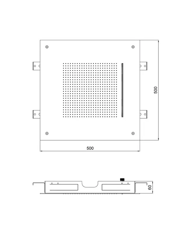 SB Square 316 Inbouw Regendouche Velvet Temptation en waterval geborsteld PVD messing 1208956752