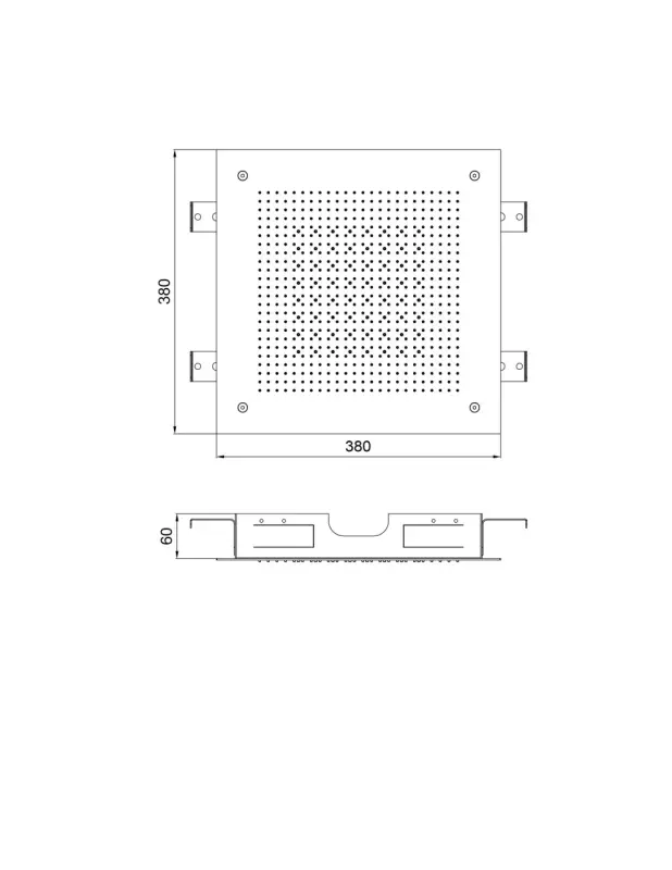 SB Square 316 Inbouw Regendouche Velvet Temptation Dual flow mat wit 1208956765