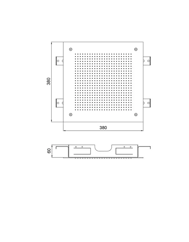 SB Square 316 Inbouw Regendouche Velvet Temptation geborsteld PVD zwart 1208956780