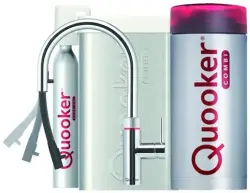 Quooker Flex Chroom Combi+ & CUBE Warm, koud, kokend, gefilterd, koud, bruisend water 22+XCHR+CUBE