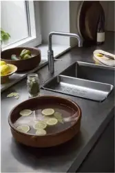 Quooker Fusion Square Zwart Combi+ & CUBE Warm, koud, kokend, gefilterd, koud, bruisend water 22+FSBLK+CUBE